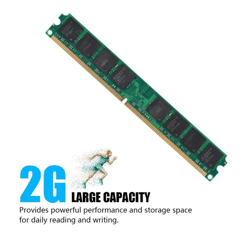 ZERONE DDR2 Memory 2G 800MHz PC2-6400 PC Memory 240Pin Module Board Compatible for/AMD (1) - Image 5